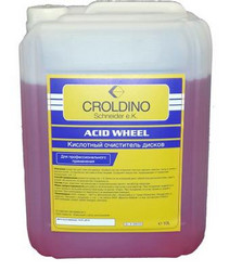 Croldino Кислотный очиститель дисков Acid Wheel, 10л Для шин и дисков 40081033