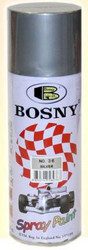 Bosny Краска акриловая (серебро) аэрозоль 400мл Краска акриловая 36
