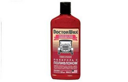 Doctorwax Цветная полироль с полифлоном. Темно-красная Для кузова DW8425