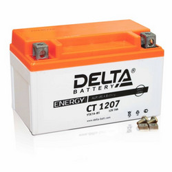 Аккумулятор Delta, DELTA CT 1207, 4627073800069, 152x87x95, , , 105 Ампер , Прямая_полярность, Да,Да, оптовая и розничная продажа аккумуляторов.