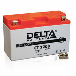 Аккумулятор Delta, DELTA CT 1208, 4627073800076, 150x66x94, , , 110 Ампер, Прямая_полярность, Да,Да, оптовая и розничная продажа аккумуляторов.