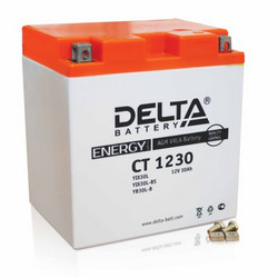 Аккумулятор Delta, DELTA CT 1230, 4627073800564, 166x126x175, , , 330 Ампер, Обратная_полярность, Да,Да, оптовая и розничная продажа аккумуляторов.