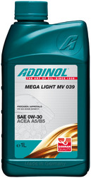 Addinol Mega Light MV 039 0W-30 1л. | Купить масло моторное в Кемерово - Тайга, Яшкино | артикул 4014766071729