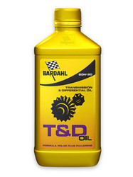 Купить трансмиссионное масло Bardahl T&D Oil 80W-90 1л. артикул: 421140 | по низкой цене в Кемерово - Тайга, Яшкино