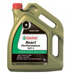 У нас в продаже Синтетическая тормозная жидкость Castrol React Performance DOT-4  5л. | Castrol арт. 157F8C | Купить ДОТ-5, ДОТ-3, ДОТ-4 в Кемерово - Тайга, Яшкино